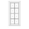 Hung Window
4-over-4
Unit Dimension 33" x 78